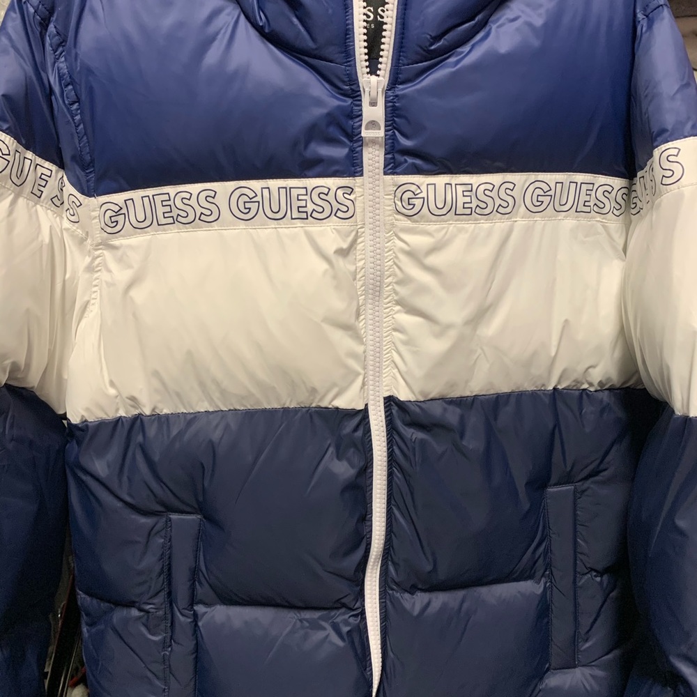 Male Guess puffer coat